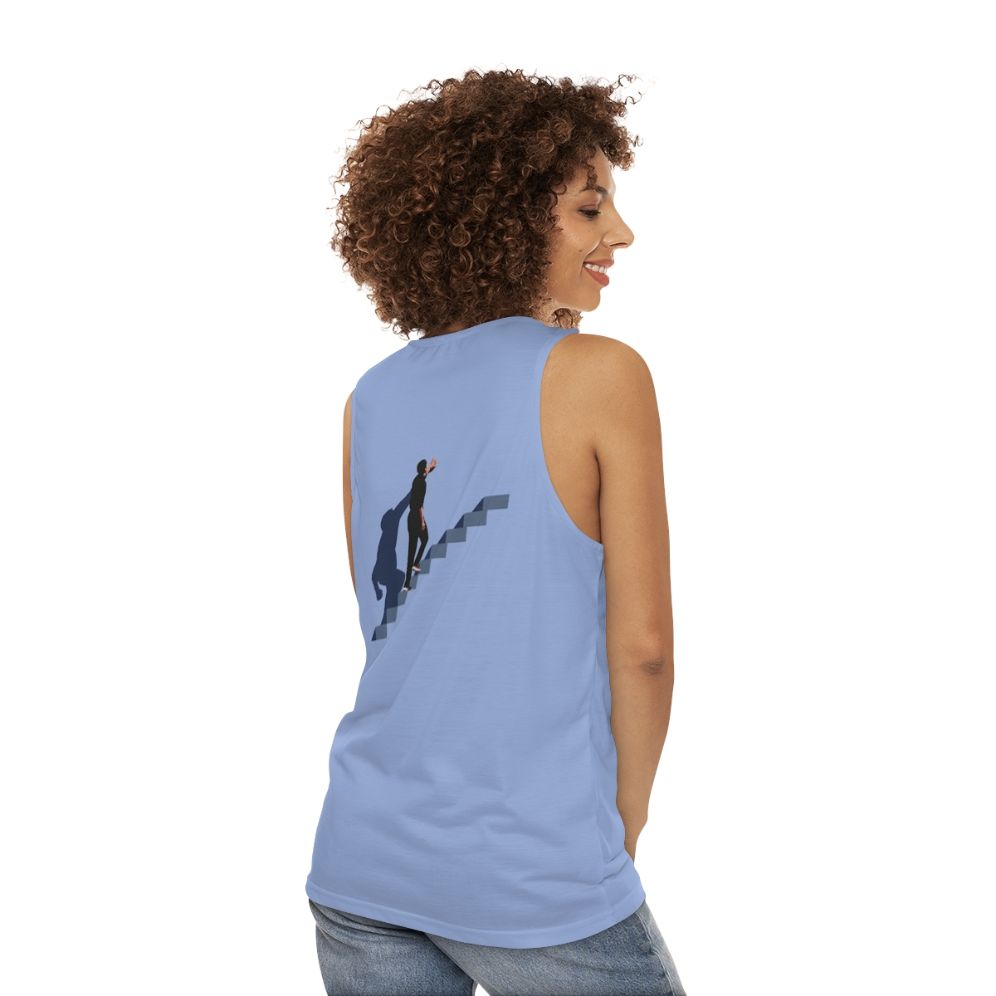 Truman Show Unisex Tank Top - women back