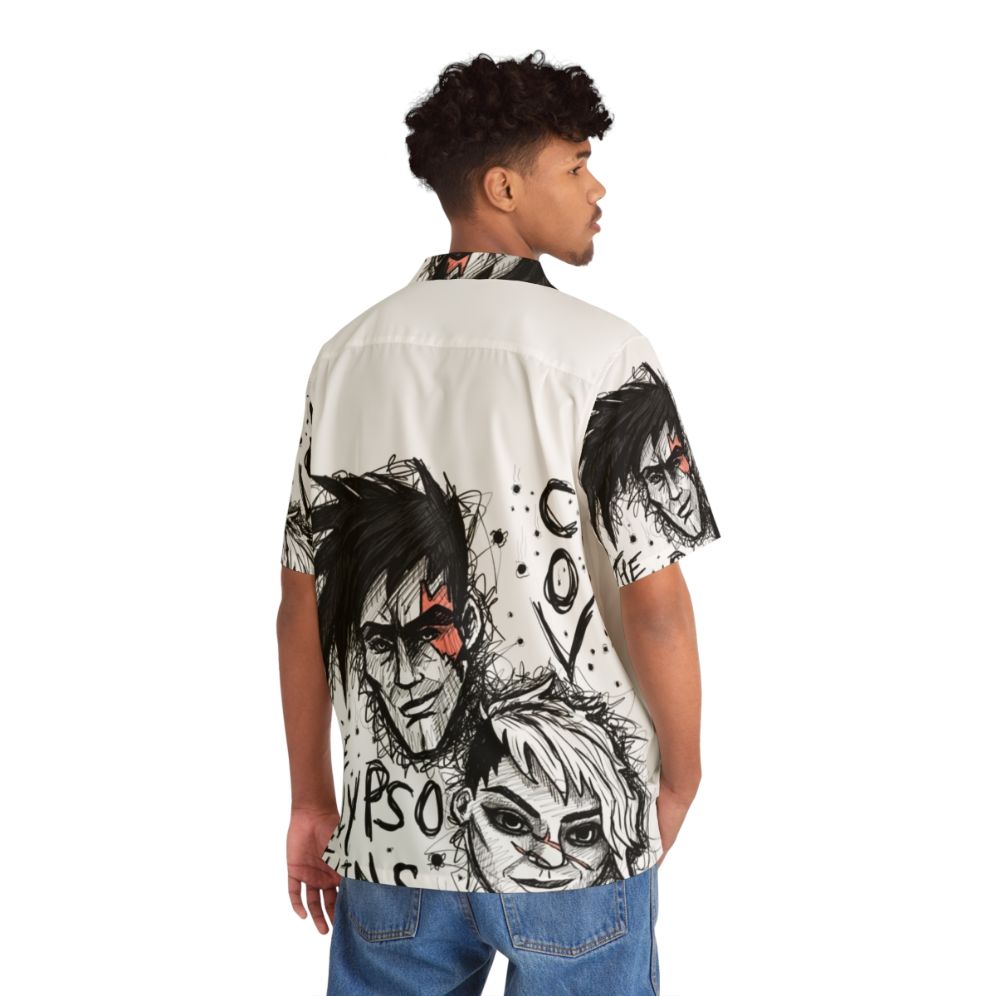 Calypso Twins Hawaiian Shirt with Borderlands Inspired Design - People Back