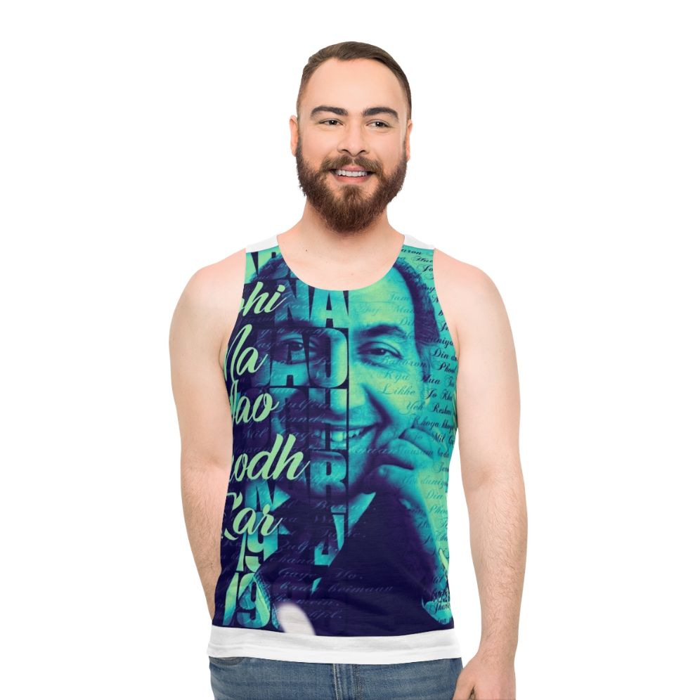 Mohd Rafi Art Unisex Tank Top - men