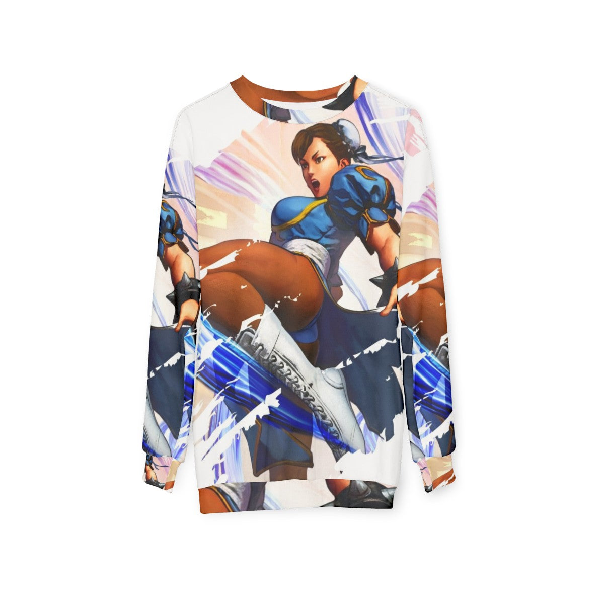 Chun Li Street Fighter Sweatshirt - hanging