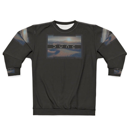 Dune Black Background Sweatshirt 2 - Sci-Fi Epic Movie Merchandise