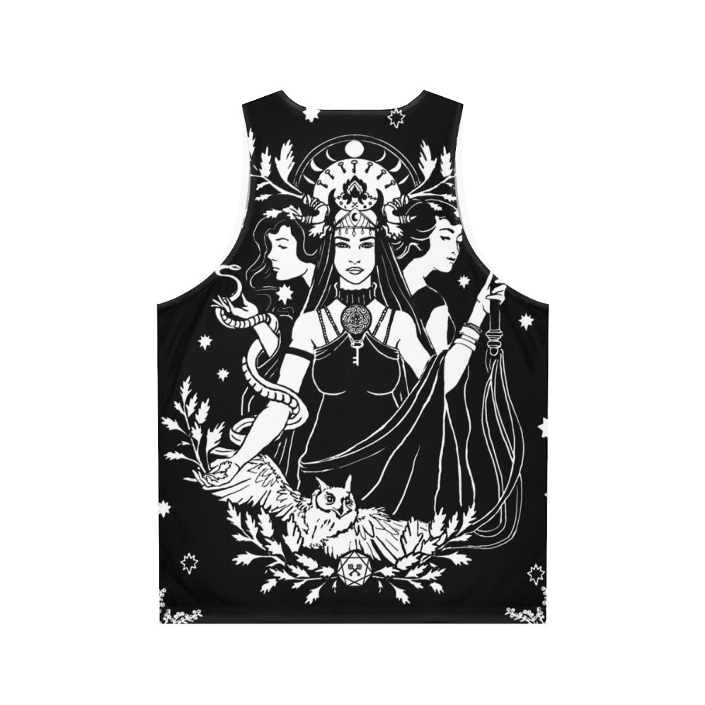 Hecate Triple Goddess Unisex Tank Top - Back