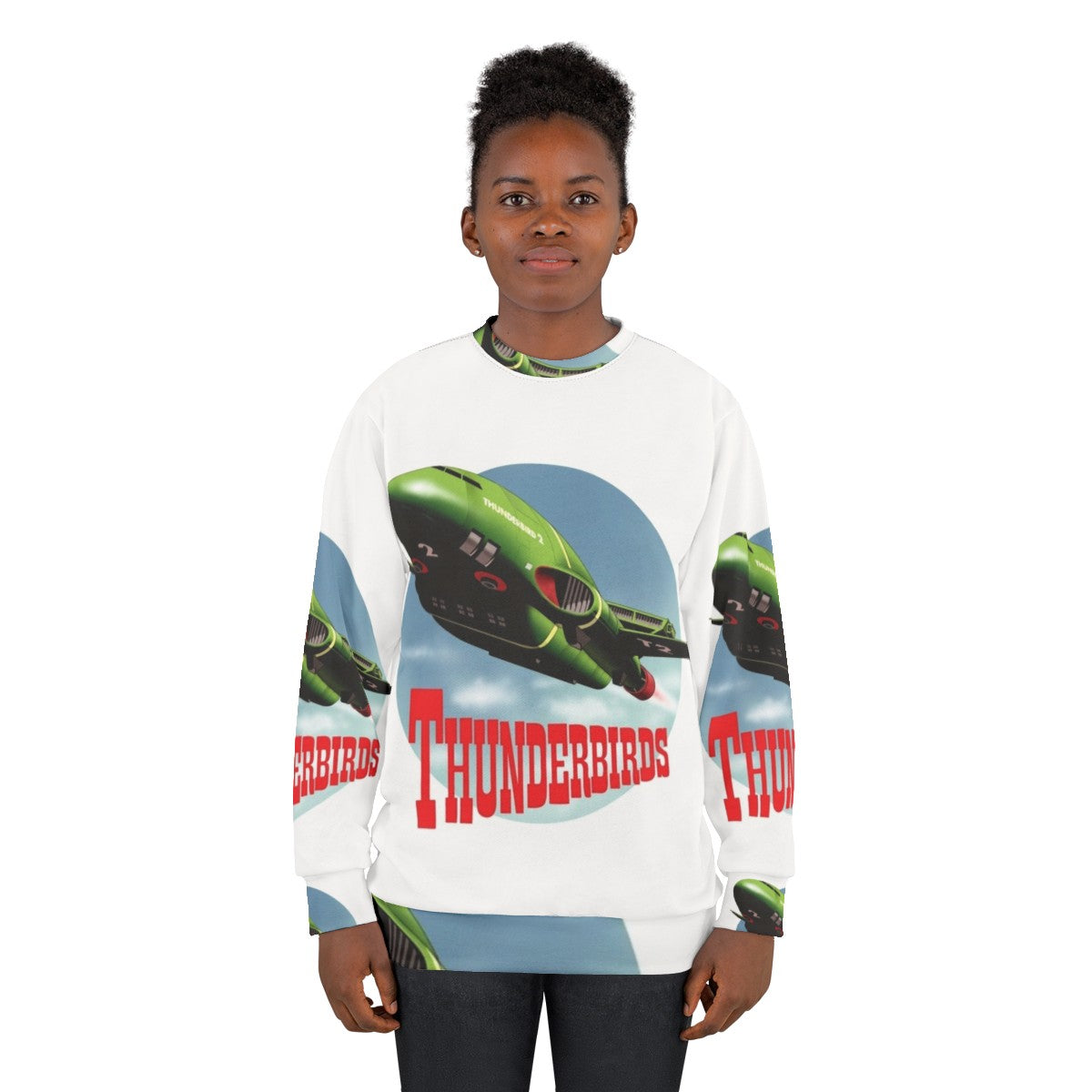 Thunderbirds classic TV series vintage-style sweatshirt - women