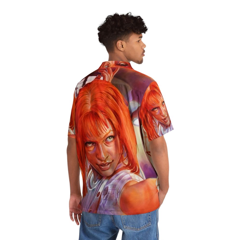 Leeloo The Fifth Element Inspired Hawaiian Shirt - People Back