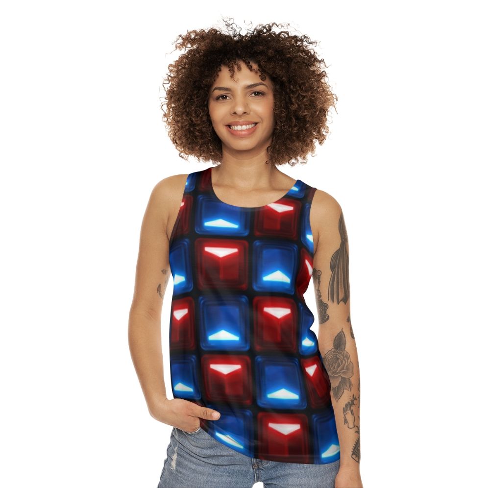 Beat Saber Rhythm Game Unisex Tank Top - women