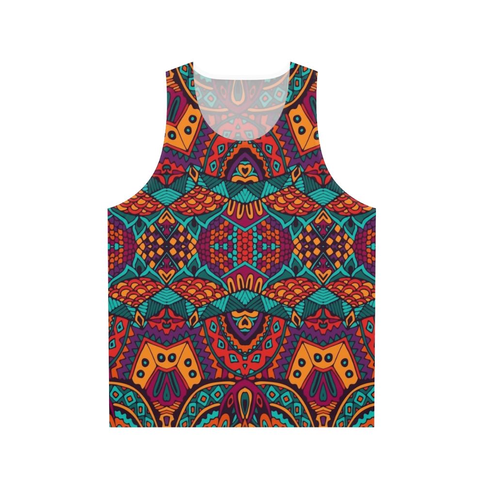 Tribal vintage ethnic pattern unisex tank top