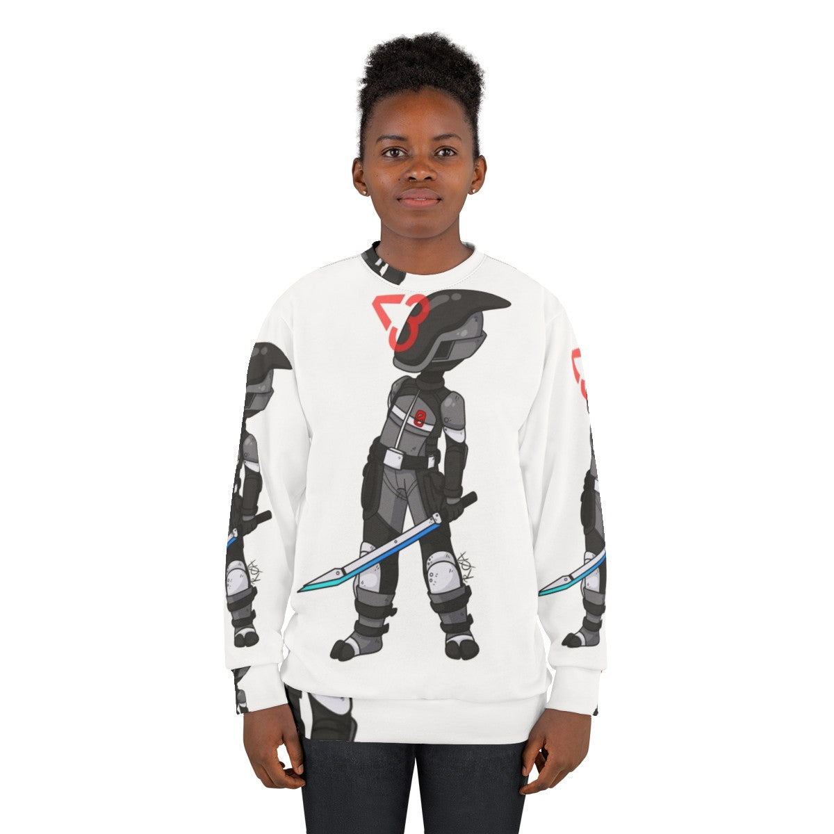 Borderlands Zer0 Sweatshirt featuring the iconic character Zer0 - women