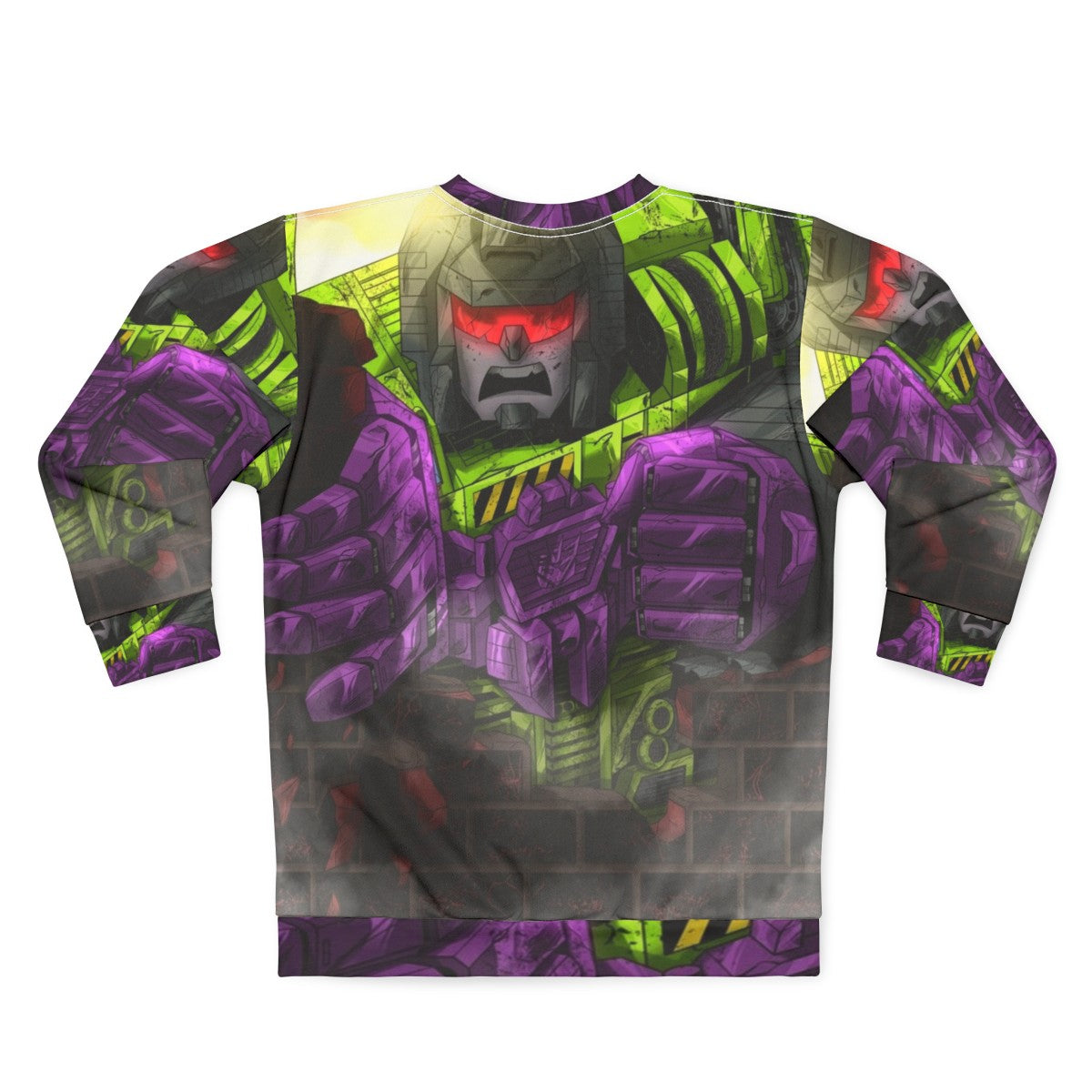 Transformers Devastator Decepticons Fan Art Sweatshirt - Back