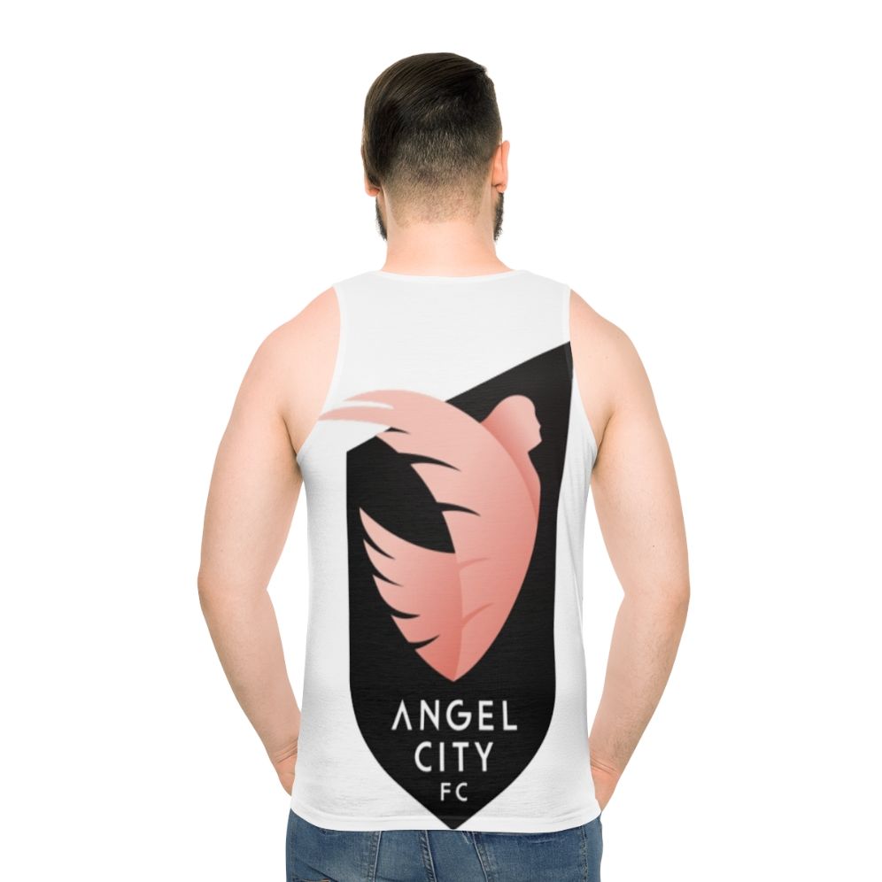 Empowering women's football tank top - men back