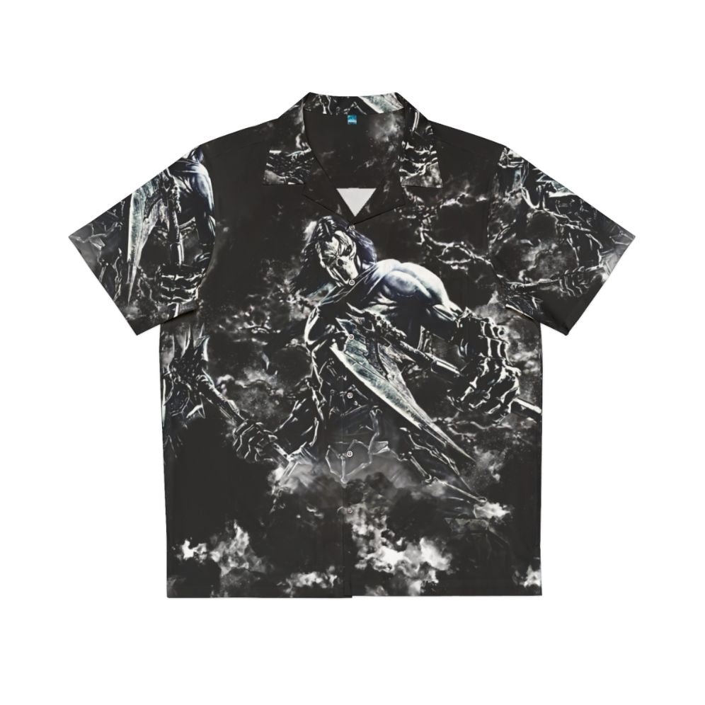 Apocalypse Hawaiian Shirt with Dark Souls and Goth Gaming Motifs