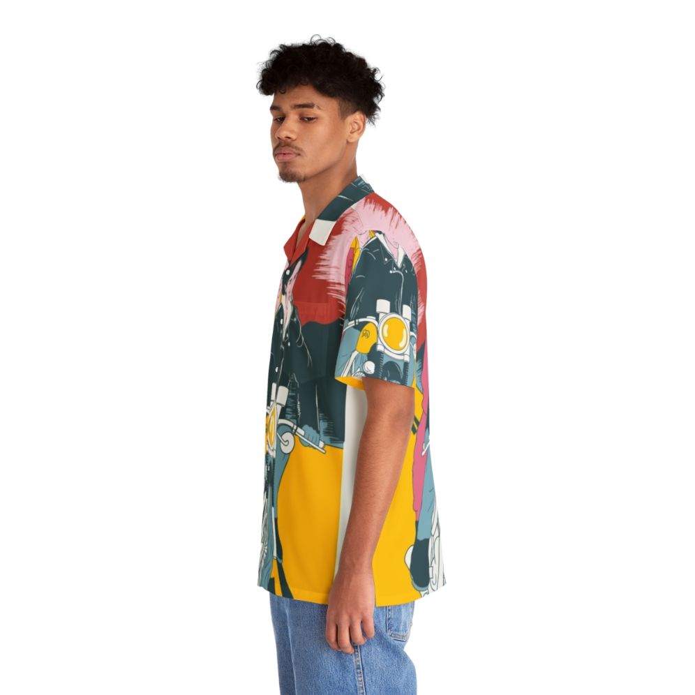 My Own Private Idaho inspired Hawaiian shirt with colorful tropical pattern - People Left