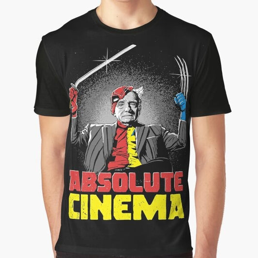 Superhero graphic t-shirt for movie lovers