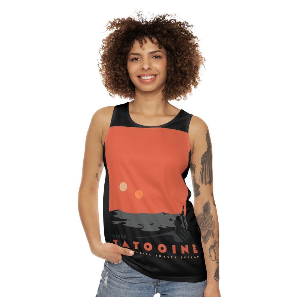 Explore Tatooine Unisex Star Wars Tank Top - women