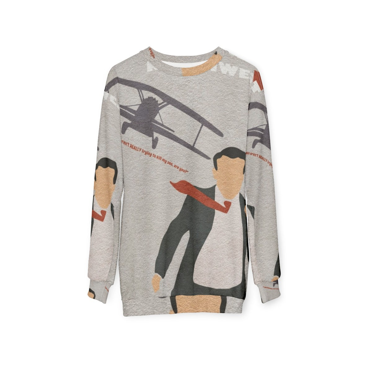 North By Northwest Minimalist Sweatshirt - hanging