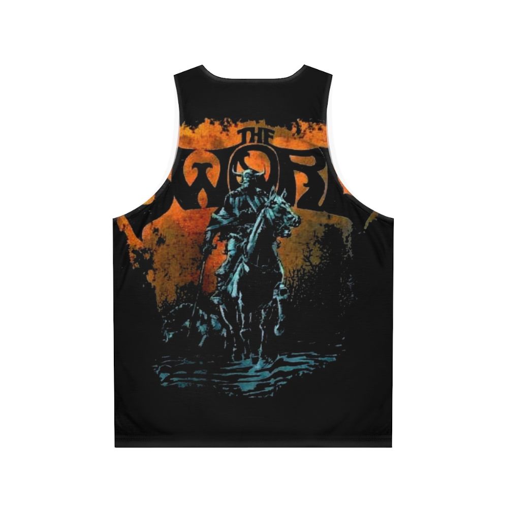 Sword band metal tank top - Back