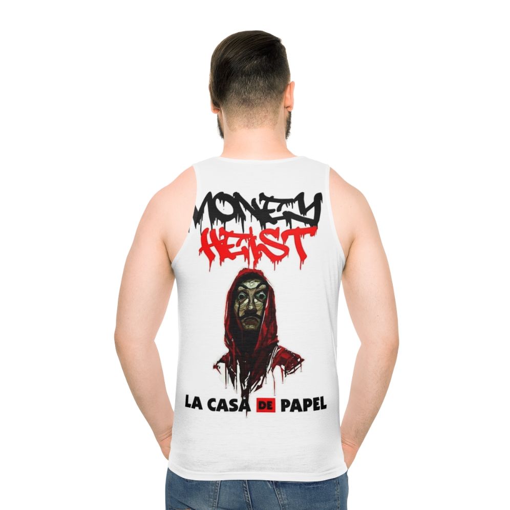 Money Heist Unisex Tank Top - men back