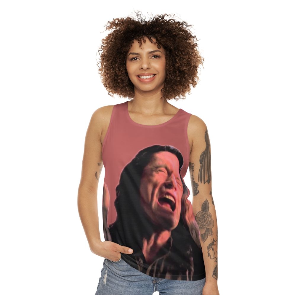 "You're Tearing Me Apart Lisa" The Room Unisex Tank Top - women