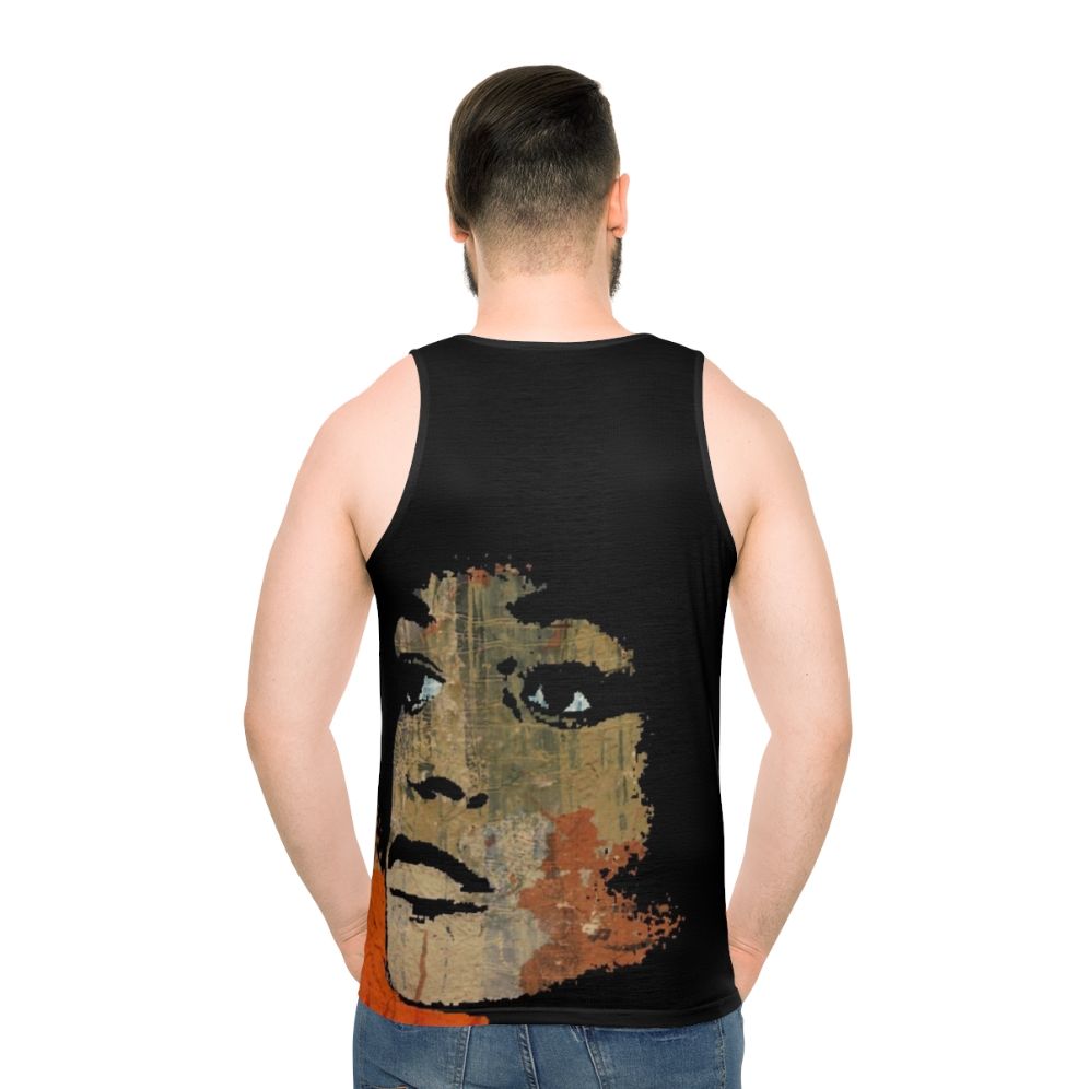 Angela Davis Inspired Unisex Tank Top - men back