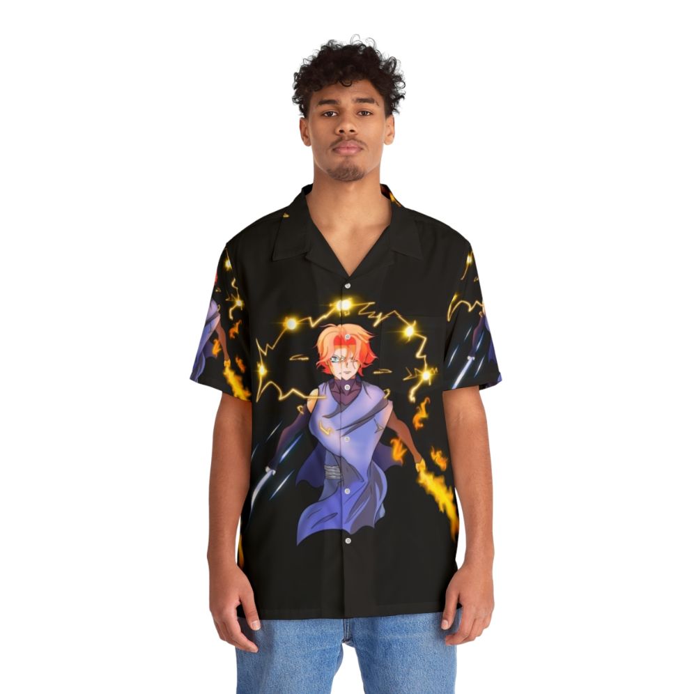 Sypha Belnades Castlevania Inspired Hawaiian Shirt - People Front