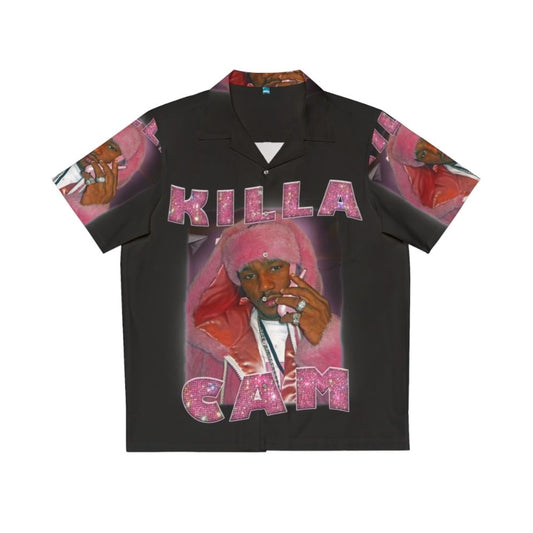 Vintage Hawaiian shirt with Killa Cam Cam 39 Ron Bootleg Tee design