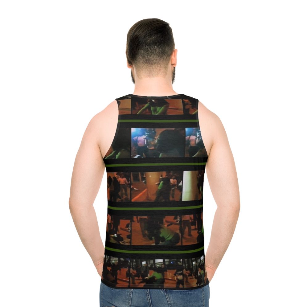 Björk Vs. Reporter Unisex Tank Top - men back