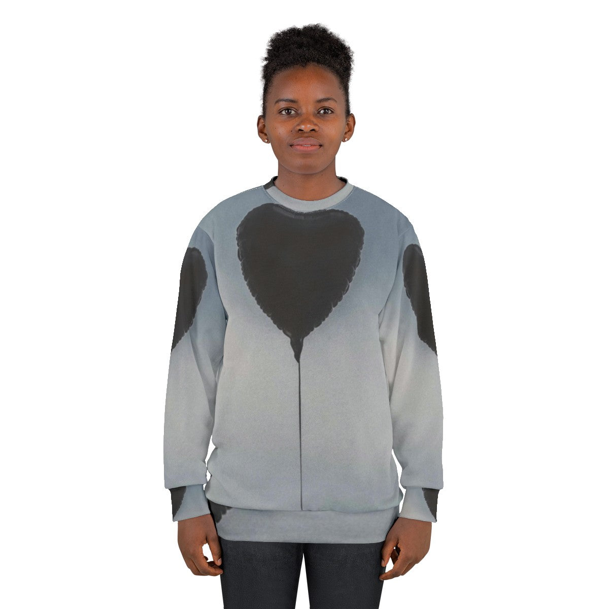 The Amity Affliction Metal Sweatshirt with Misery Wall Flag Design - women