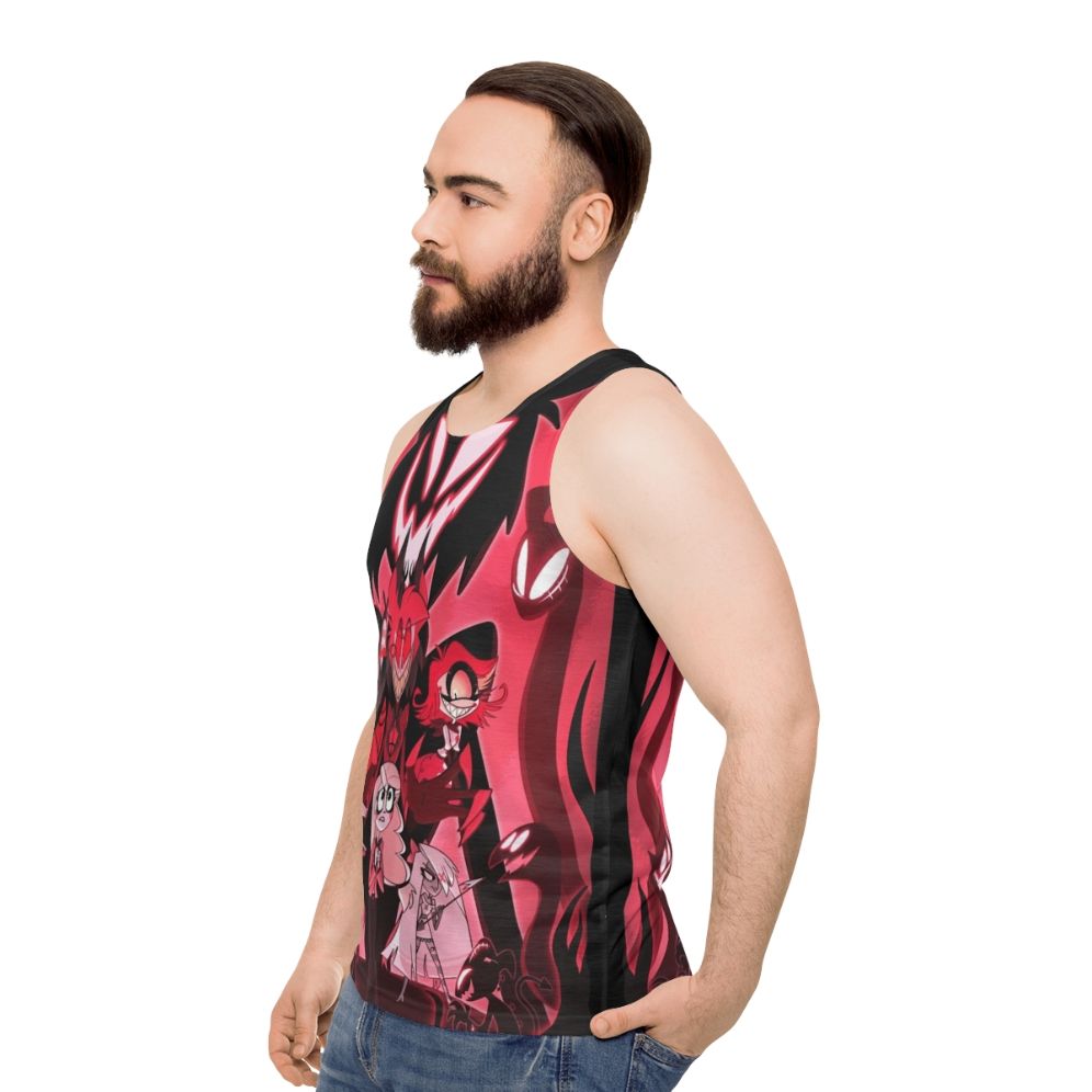 Hazbin Hotel Unisex Tank Top - men side