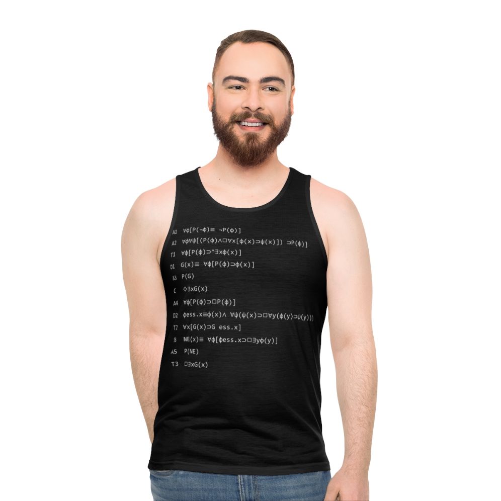 Ontological Proof Unisex Philosophy Tank Top - men