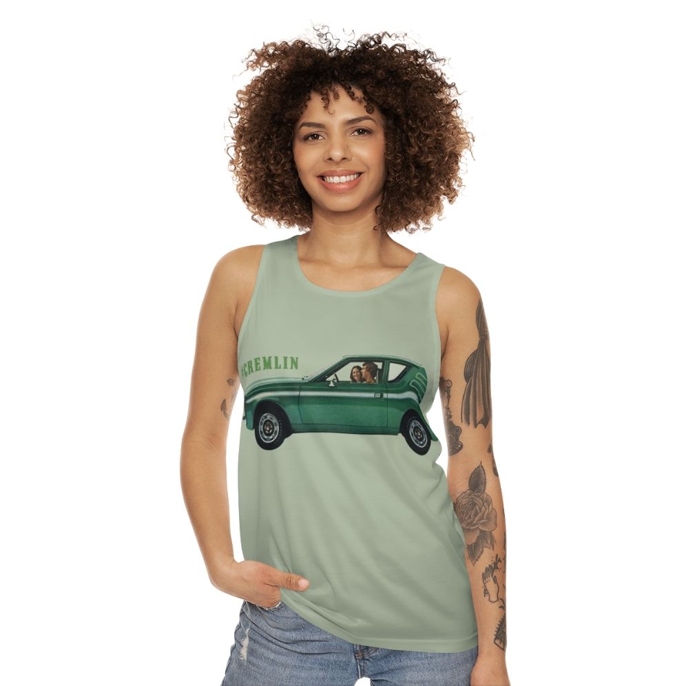 Retro 1970s AMC Gremlin unisex tank top - women