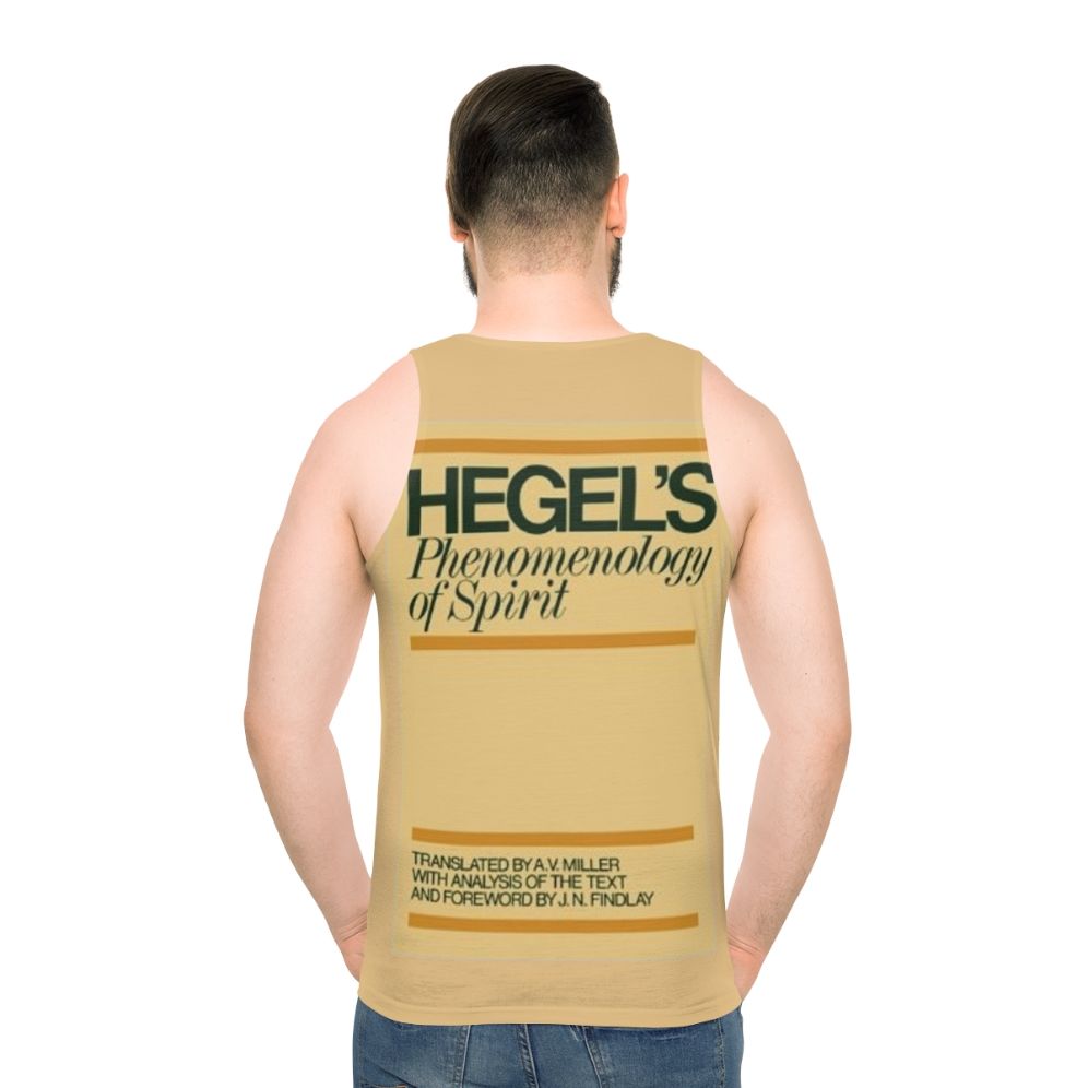 Hegelian Phenomenology Unisex Tank Top - men back