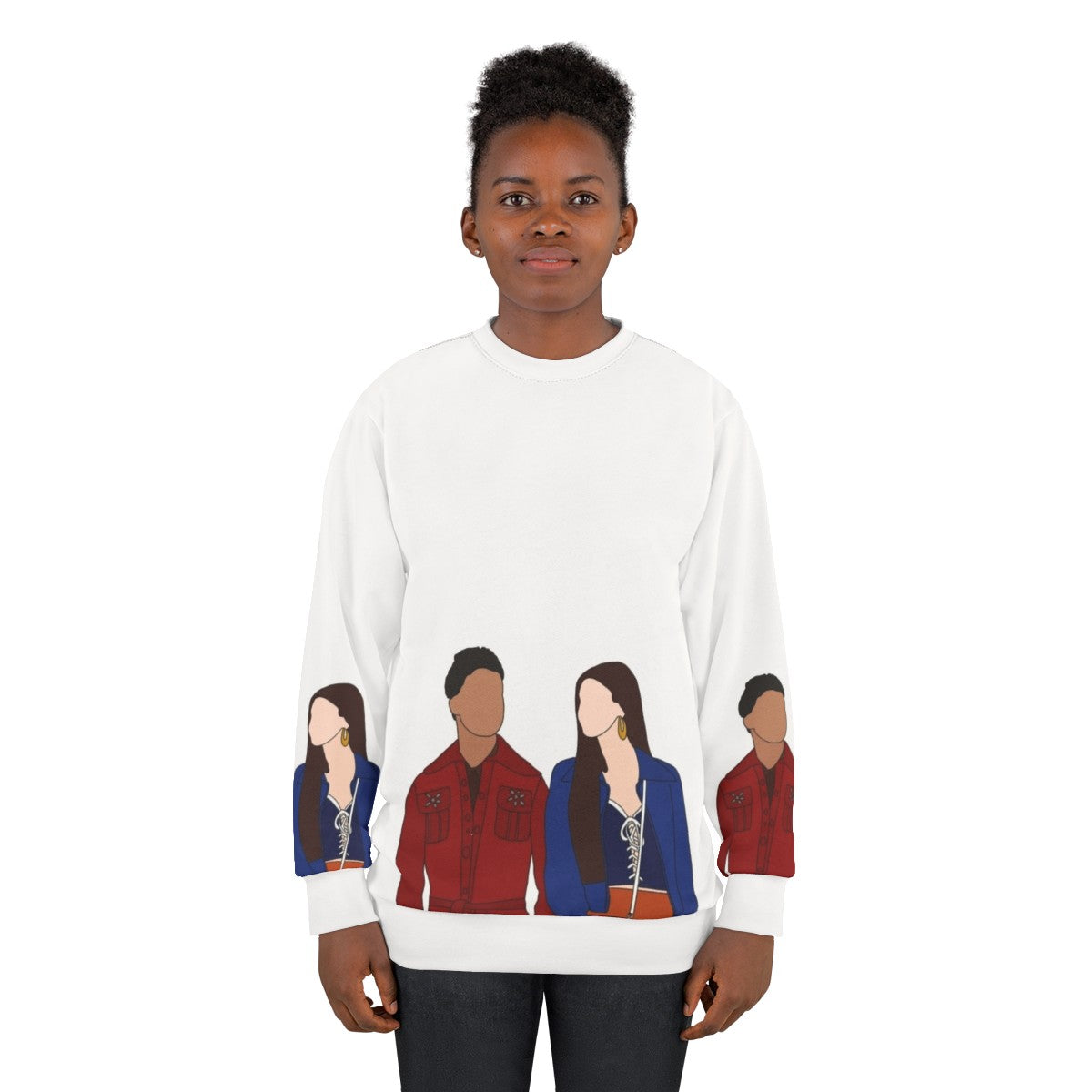 "Sex Education Ruby And Anwar Netflix TV Show Sweatshirt" - women