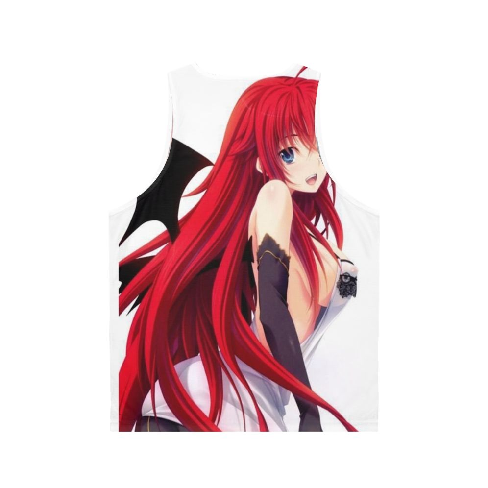 Rias Gremory Anime Tank Top - Back