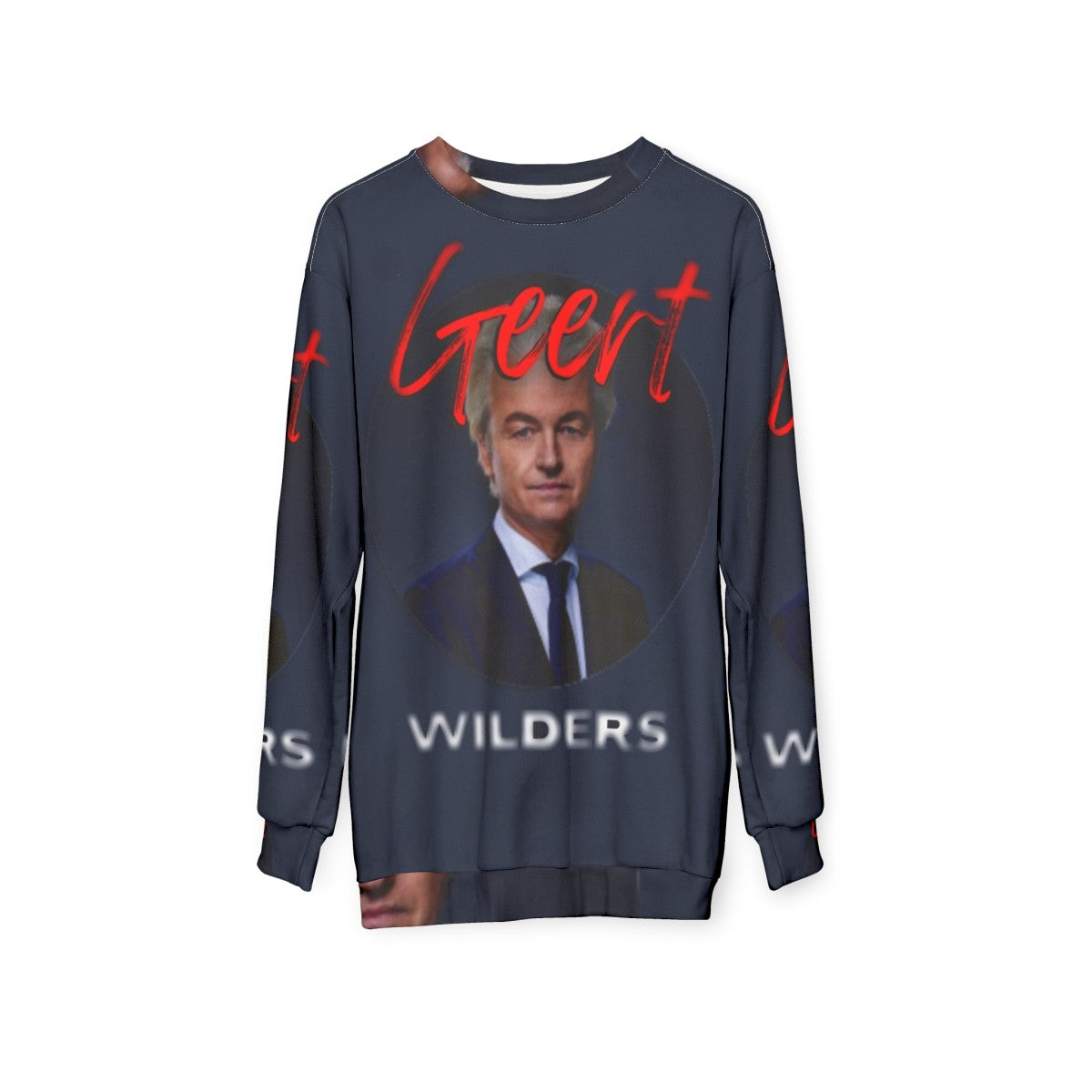 Geert Wilders Sweatshirt featuring the Dutch Populist Party (PVV) logo - hanging