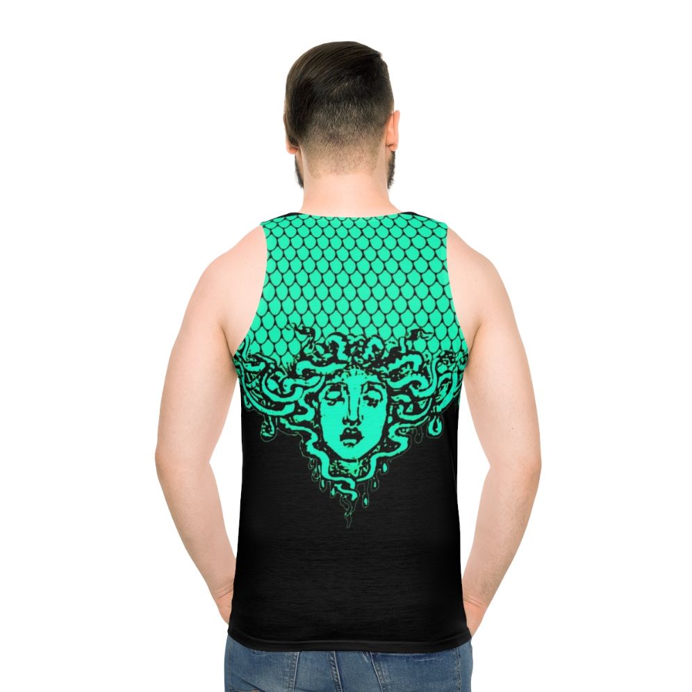 Athena's Aegis Armor Unisex Tank Top - men back