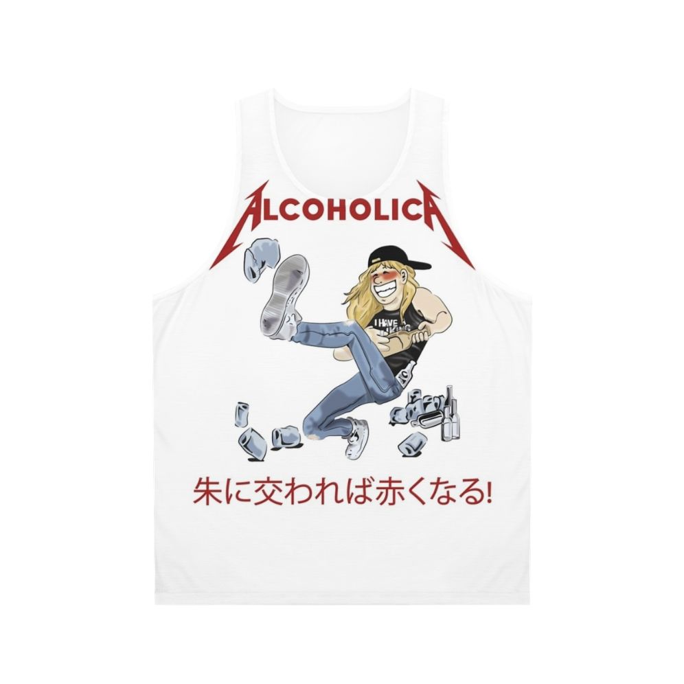 Alcoholica band logo unisex tank top