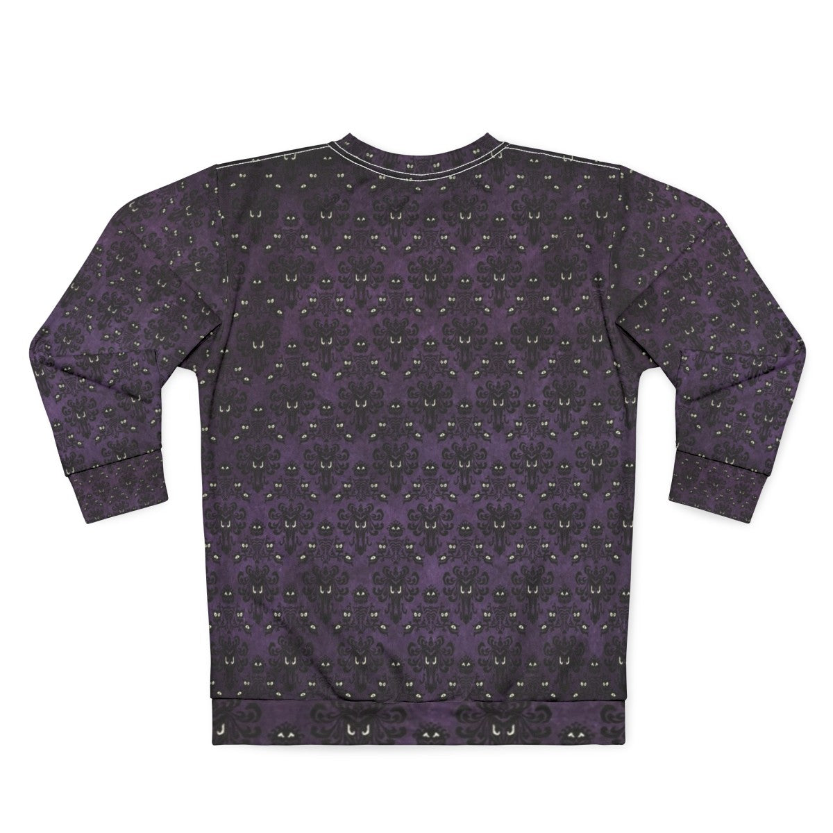 Haunted Mansion Sweatshirt with Wallpaper Design - Back