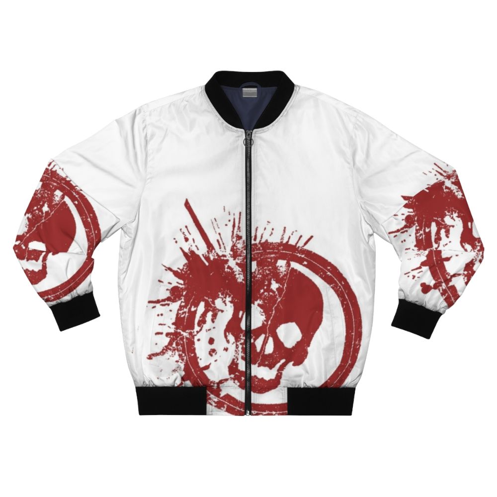 Danganronpa Leon Kuwata Skull Bomber Jacket