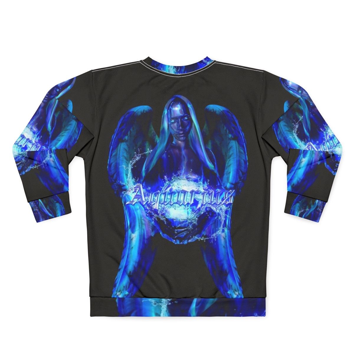 Aquarius Zodiac Sweatshirt - Back