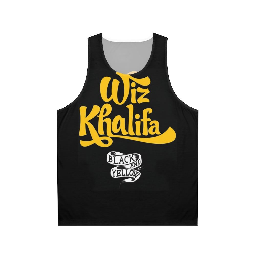 Wiz Khalifa inspired unisex tank top with music logo