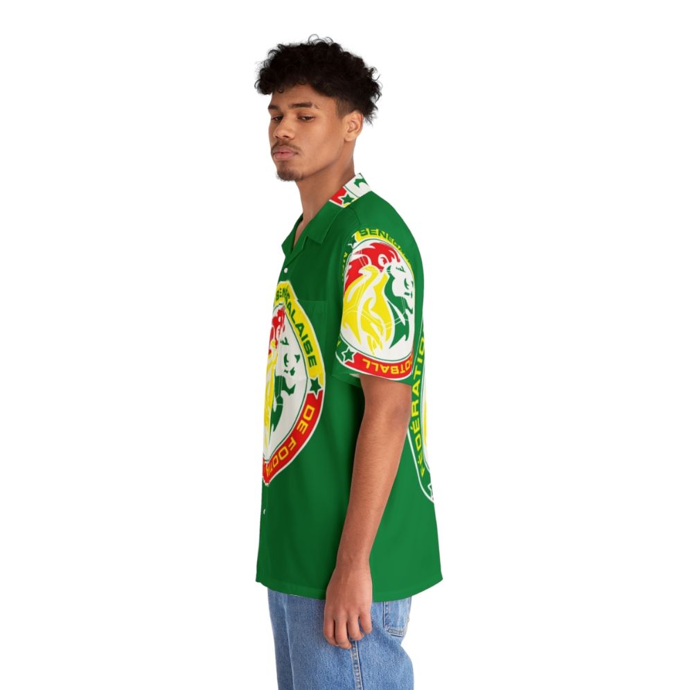 Senegalese Football Federation Hawaiian Shirt for the 2018 World Cup - People Left