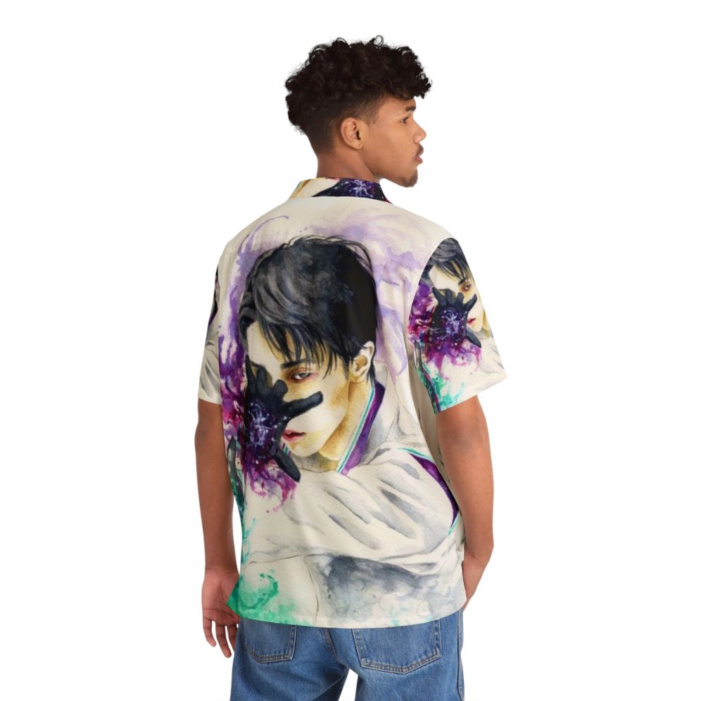 Yuzuru Hanyu Seimei Hawaiian Shirt - People Back