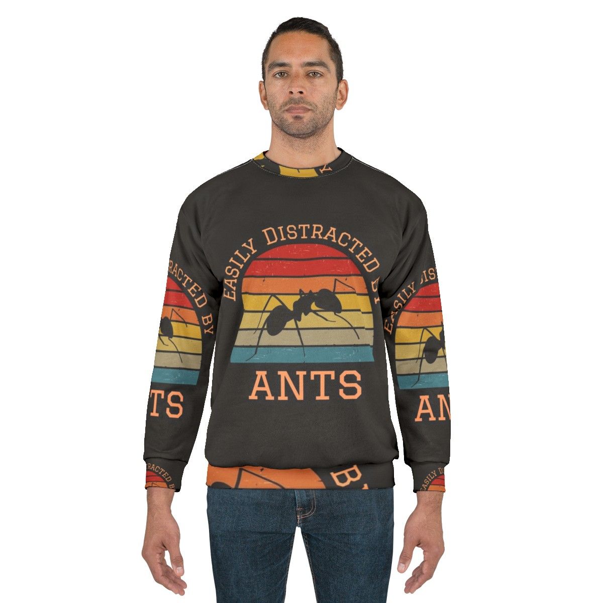 Easily Distracted By Ants Sweatshirt with focus keyword "bug lover" - men