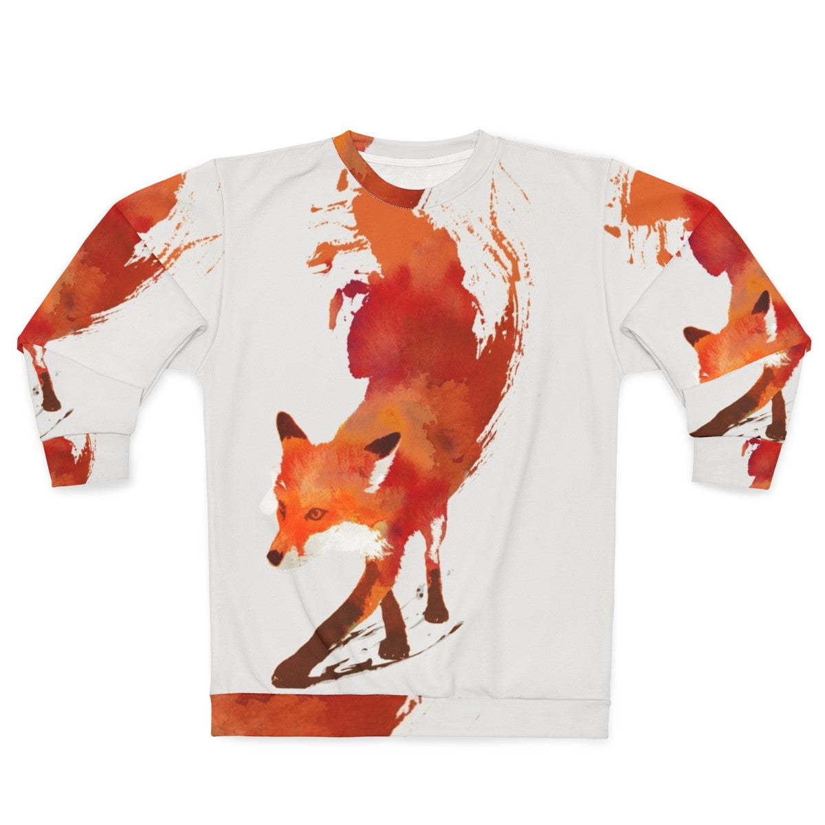 Watercolor Vulpes Vulpes Fox Sweatshirt