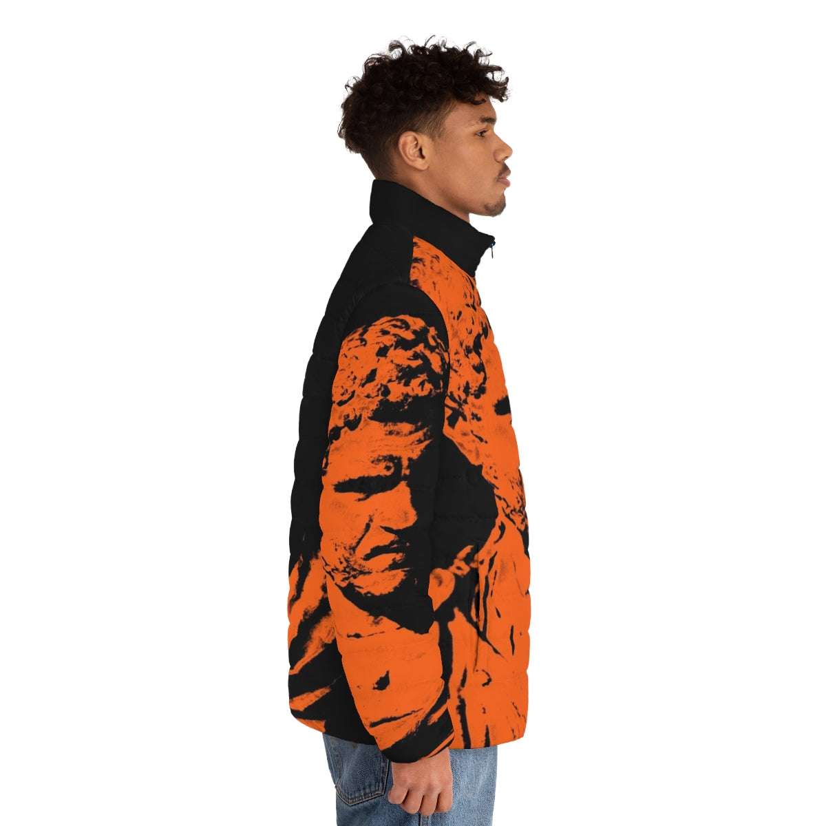 Caracalla The Mighty Puffer Jacket featuring historic Roman emperor style - men side right