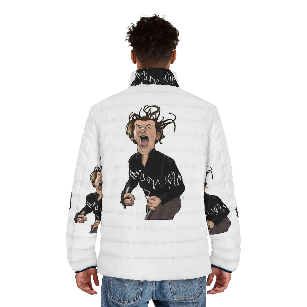 Ernie Mccracken Puffer Jacket - Iconic 90s Comedy Inspired Fashion - men back