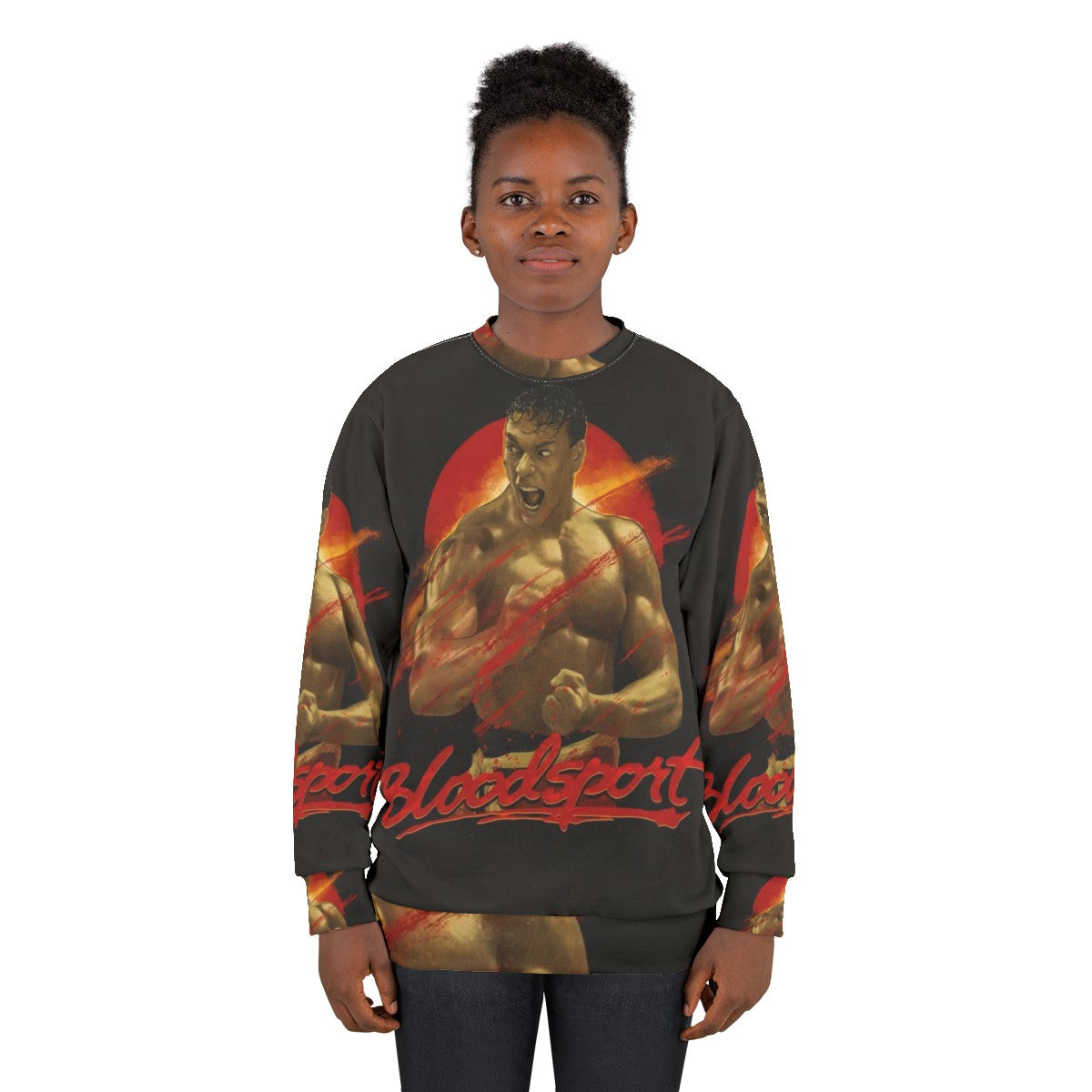 Jean Claude Van Damme Bloodsport Martial Arts Sweatshirt - women