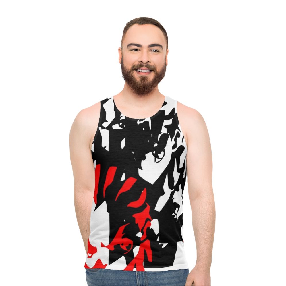 The Boondocks Unisex Tank Top featuring Riley and Huey Freeman - men