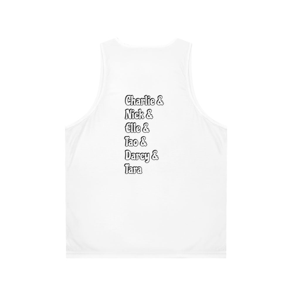 Heartstopper characters unisex tank top - Back