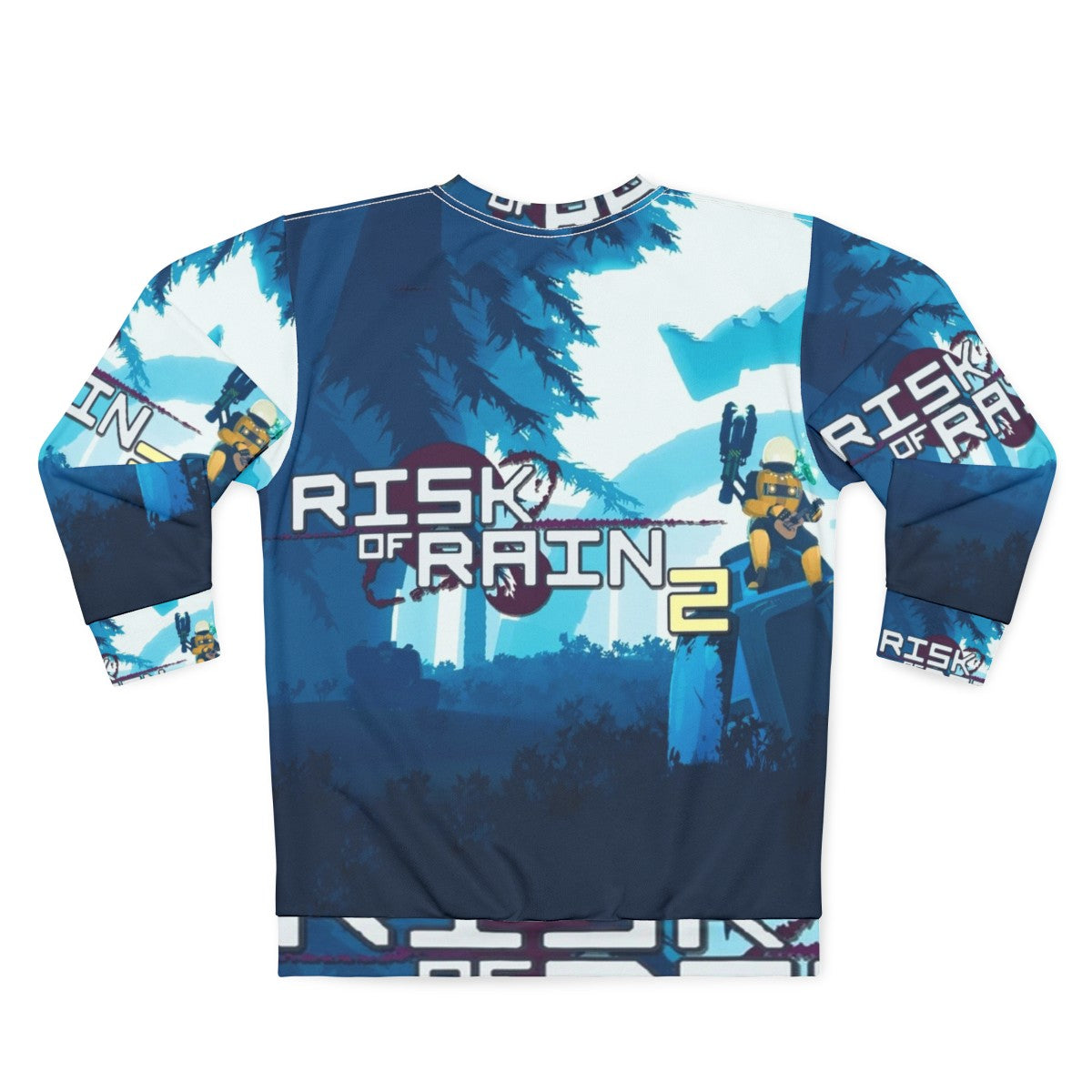 Risk Sweatshirt - Gaming Inspired Outdoor Adventure Wear - Back