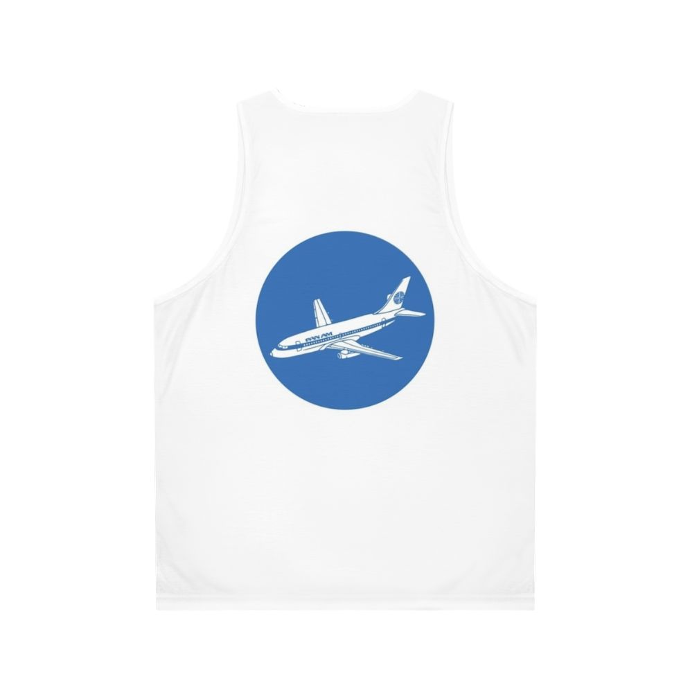 Vintage-inspired Pan American World Airways unisex tank top - Back